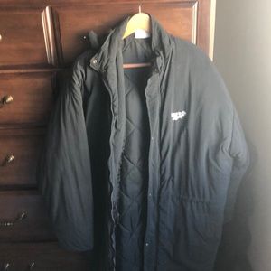 Reebok long winter coaching jacket